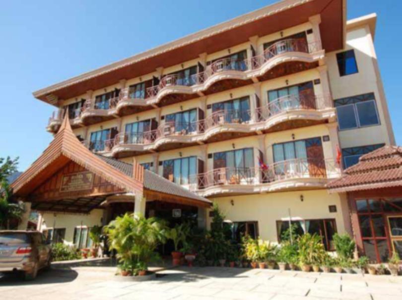 Thavisouk Riverside Hotel Vang Vieng Bagian luar foto